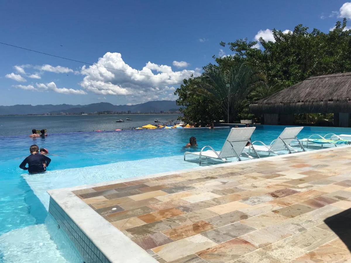 Apartamento Pe Na Areia Frente Para O Mar E Piscina Na Prainha Caraguatatuba Ngoại thất bức ảnh