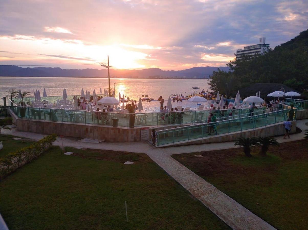 Apartamento Pe Na Areia Frente Para O Mar E Piscina Na Prainha Caraguatatuba Ngoại thất bức ảnh