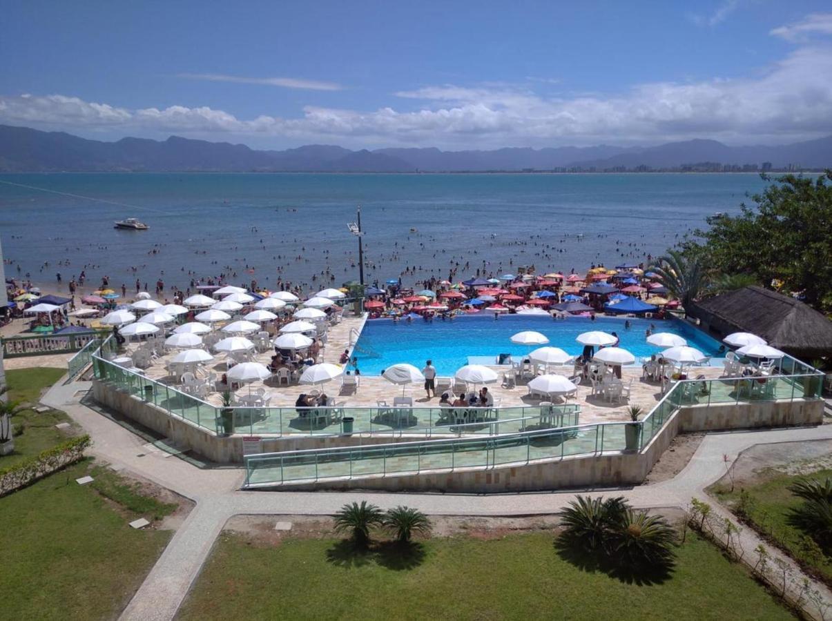Apartamento Pe Na Areia Frente Para O Mar E Piscina Na Prainha Caraguatatuba Ngoại thất bức ảnh